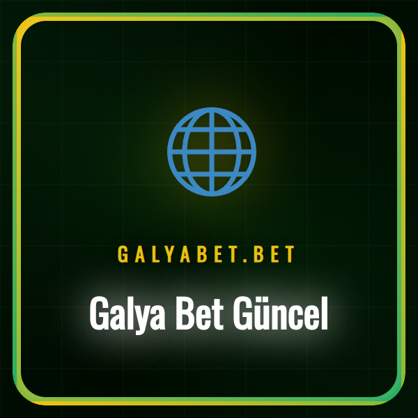 Galyabet güncel giriş adresinin logosu kırmızı ve altın renklerde.