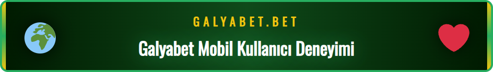 Bir akıllı telefon ekranında Galyabet aktif URL
