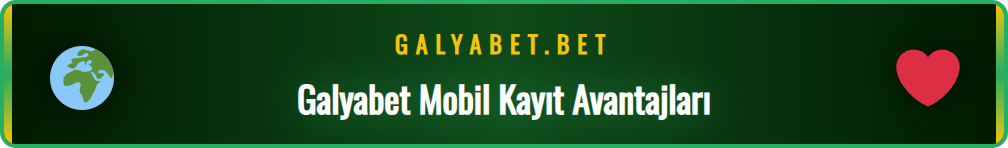 Akıllı telefon ekranında Galyabet hızlı kayıt formunun mobil uyumlu görünümü.